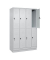 Spind Classic PLUS lichtgrau 080320-40 S10009, 8 Schließfächer 120,0 x 50,0 x 195,0 cm